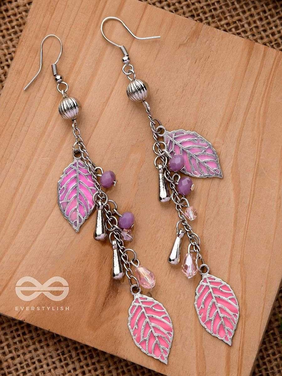 Earrings Everstylish | The Dancing Leaflets - Casual Drop Earrings (Pink)