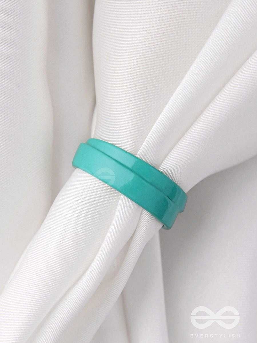 Rings Everstylish | My Blue Lush - Adjustable Acrylic Ring