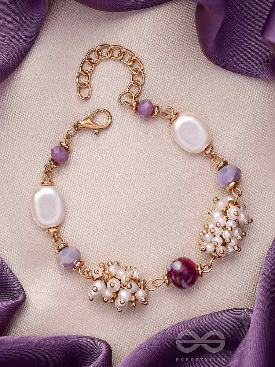 Bracelets Everstylish | A Mauve Moon - Classy Beaded Bracelet