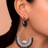 Earrings Everstylish | Galaxy Nights - Black And Gray Drop Earrings