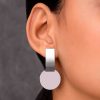 Earrings Everstylish | The Chic Geometry (Silver) - Statement Earrings