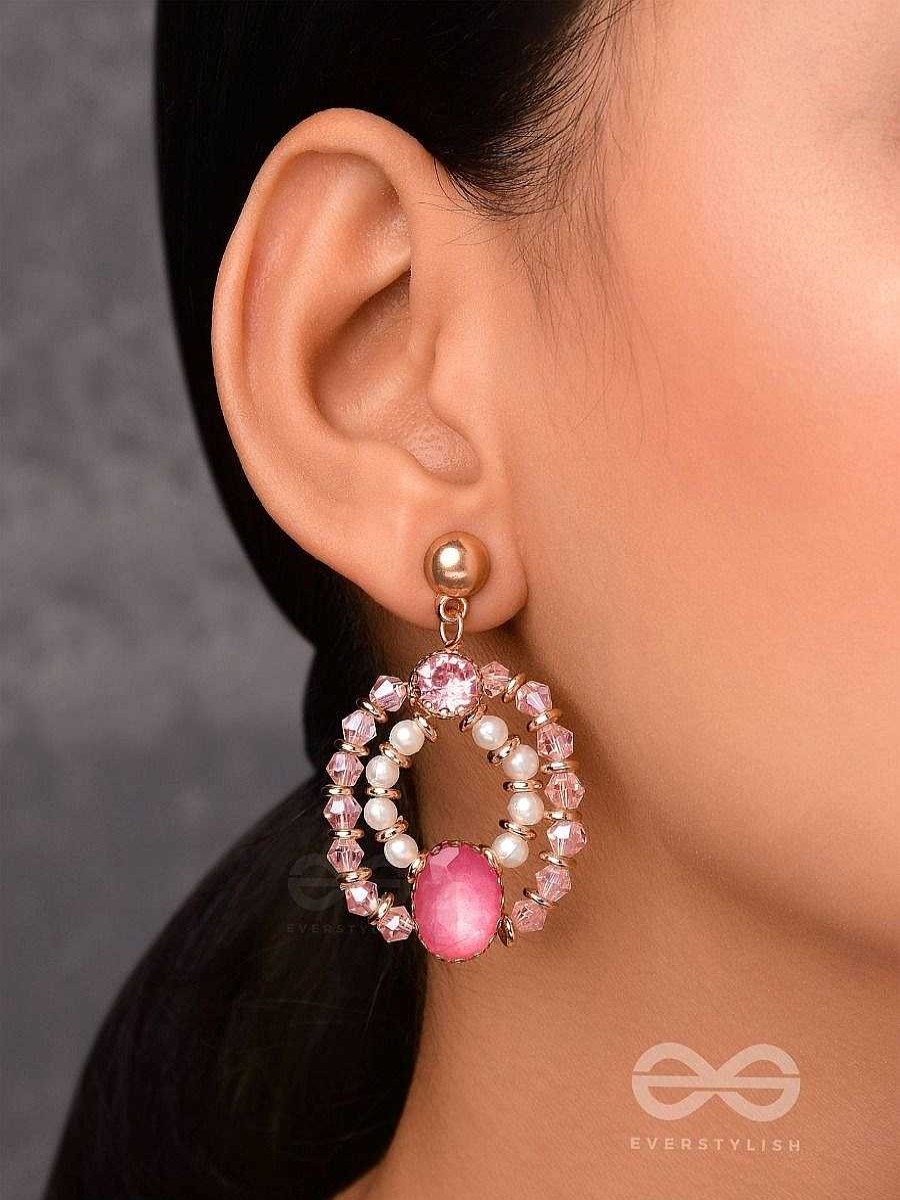 Earrings Everstylish | The Misty Rose - Elegant Drop Earrings