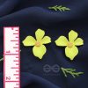 Earrings Everstylish | The Floral Finesse - Gorgeous Statement Studs (Lemon)