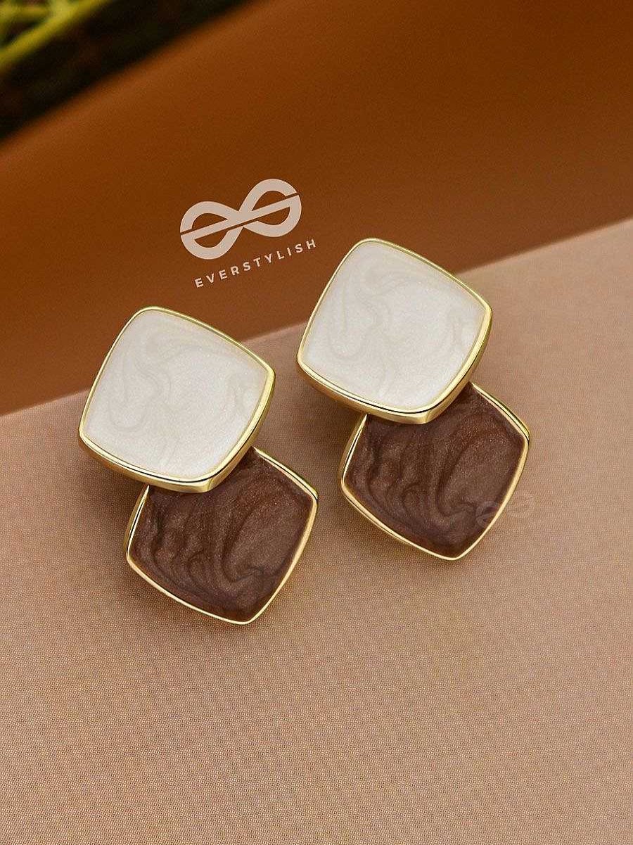 Earrings Everstylish | A Classy Delight - Statement Enamelled Earrings