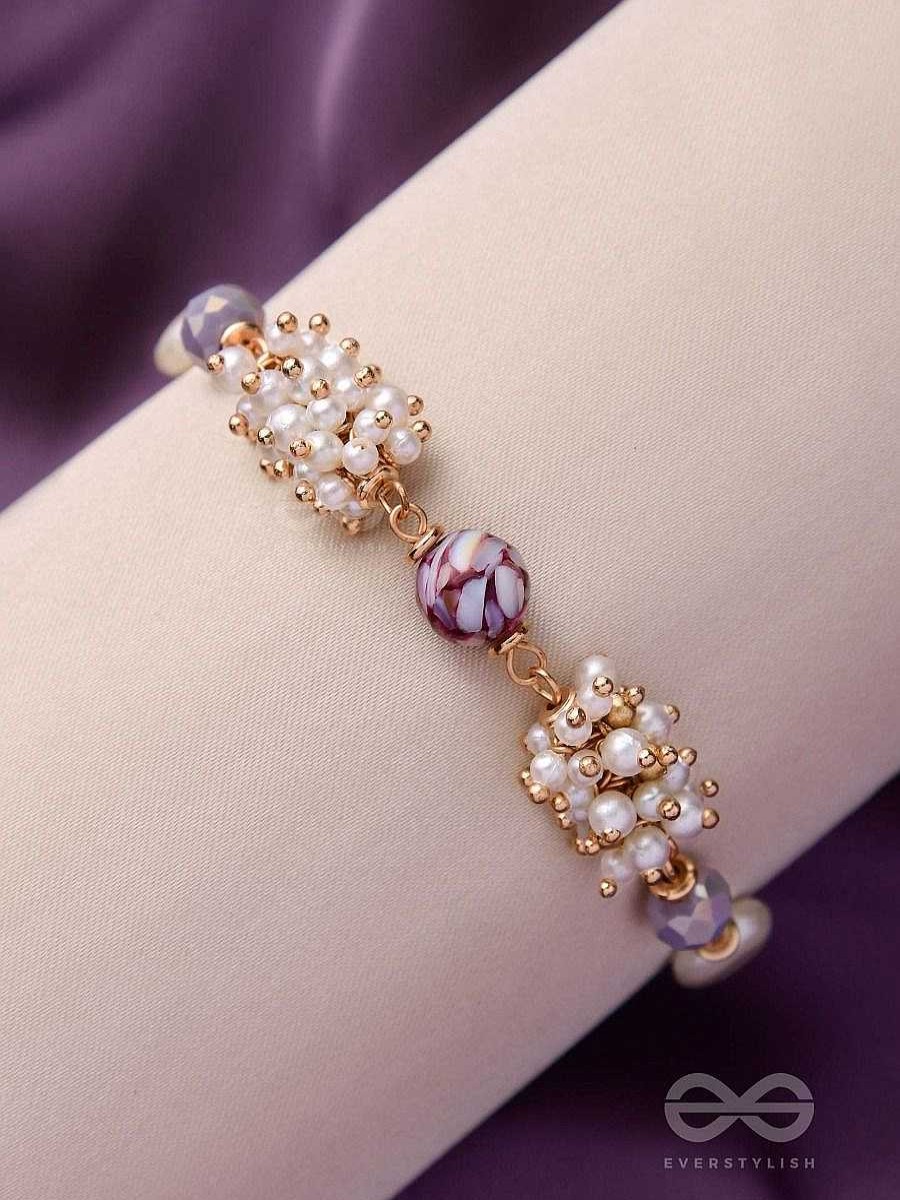 Bracelets Everstylish | A Mauve Moon - Classy Beaded Bracelet