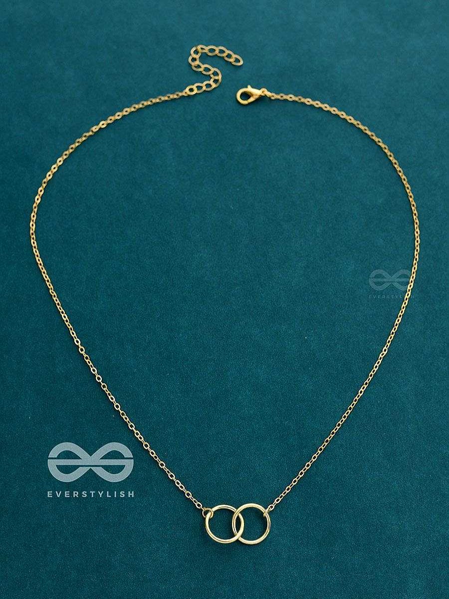 Neckpieces Everstylish | The Dainty Links - Golden Casual Neckpiece