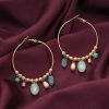 Earrings Everstylish | The Jazzy Cosmos- Golden Embellished Earrings