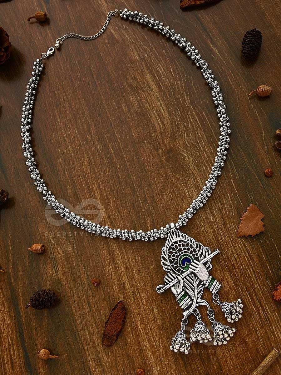 Neckpieces Everstylish | The Charismatic Krishna - Statement Ethnic Enamelled Neckpiece